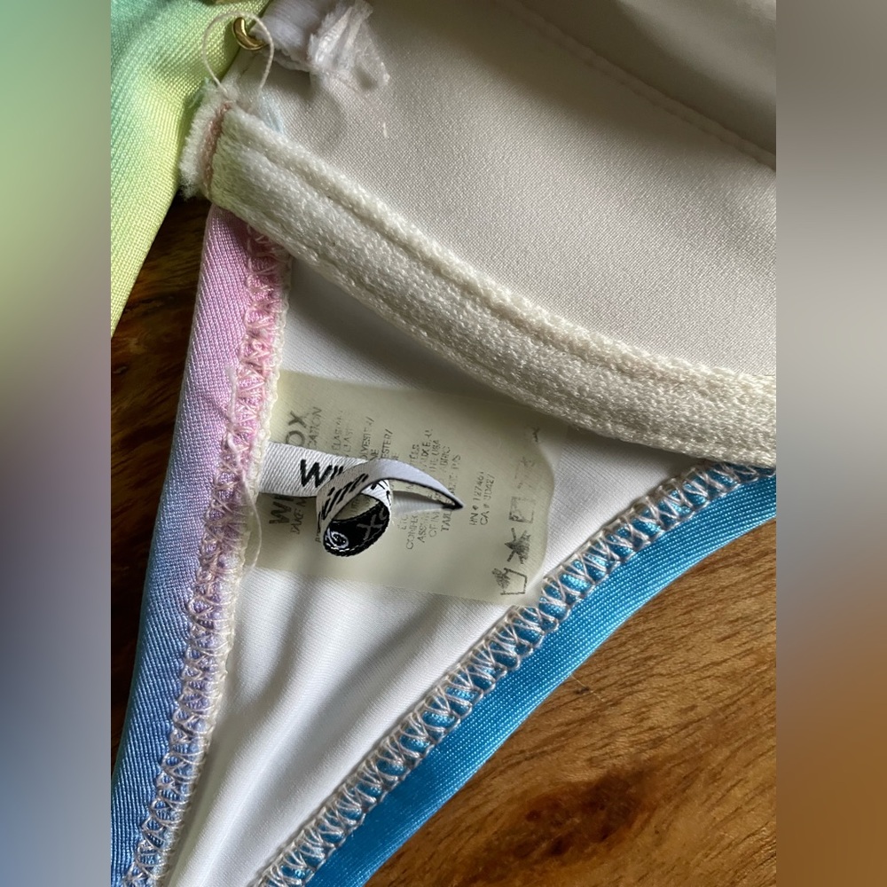 Wildfox Swim ombré rainbow seashell mermaid bikini SET - Picture 3 of 14